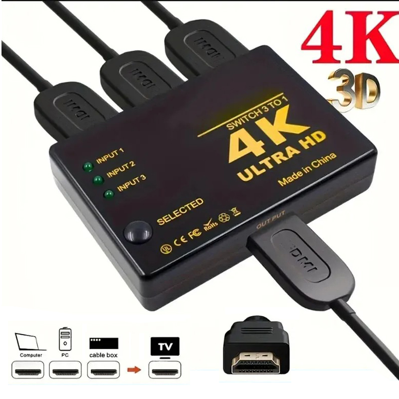 Phone Cases Uk - Switch compatibile HDMI Switcher 4K 3
