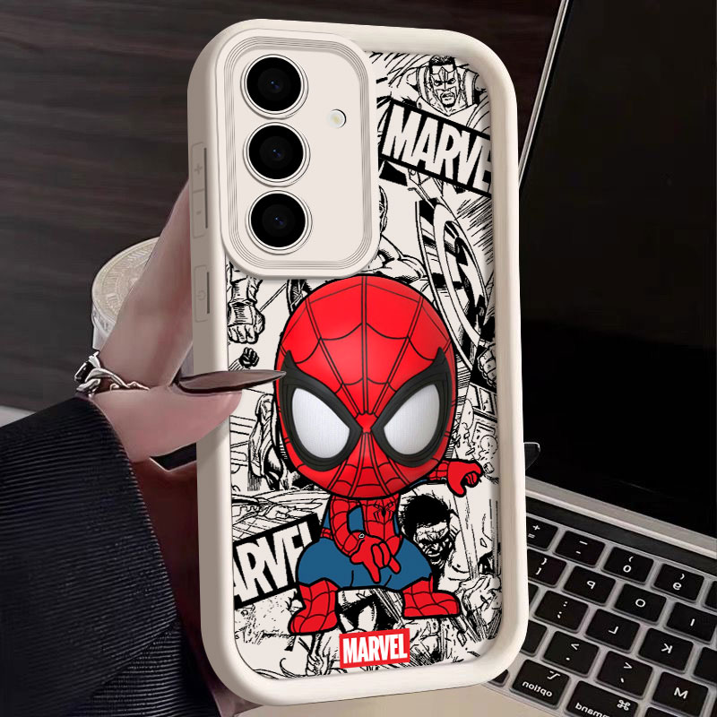 Phone Cases Samsung S25 Fe - Marvel Spiderman Cute Fundas per Samsung