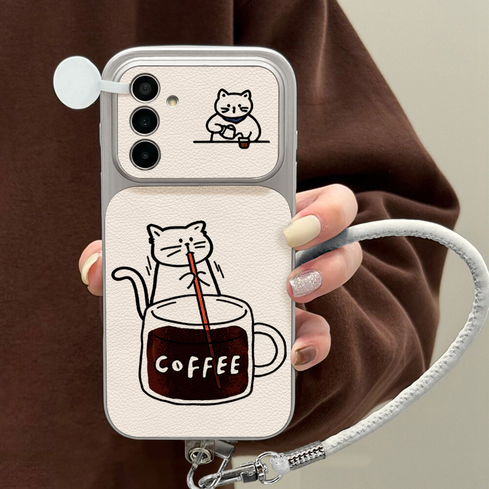 Phone Cases Samsung S25 Fe - Custodia per telefono con gatto carino