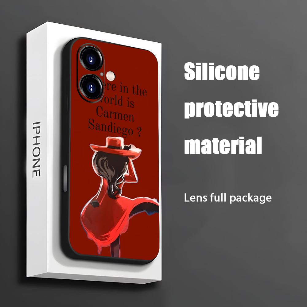 Phone Cases Popular - Custodia per telefono Cartoon Carmen Sandiego