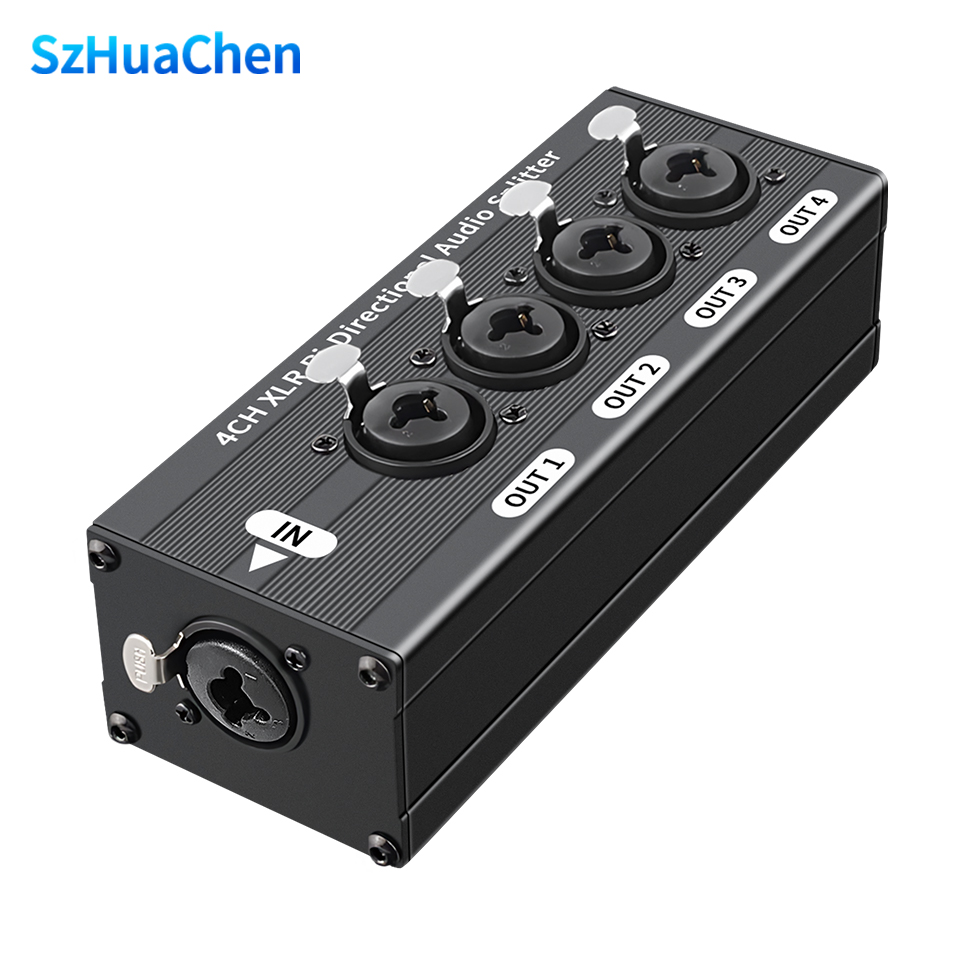 Phone Cases Uk - Splitter Audio Bilanciato XLR 1x4 con