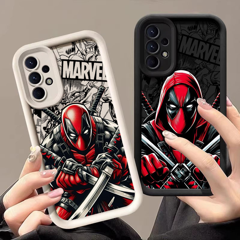 Phone Cases Galaxy A17 - Cover in Silicone Morbido Deadpool Spadaccino