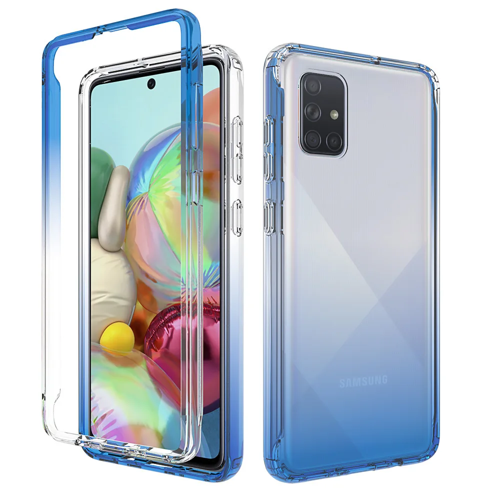 Phone Cases Uae - Custodia Trasparente Color Caramella per Samsung