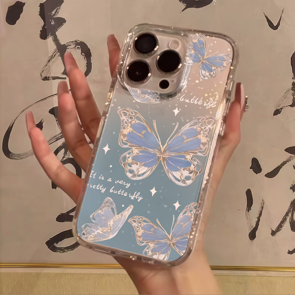Phone Cases Popular - Custodia Morbida Antiurto di Lusso Blu