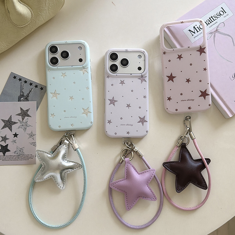 Phone Cases With Charms - Custodia per telefono coreana con stella