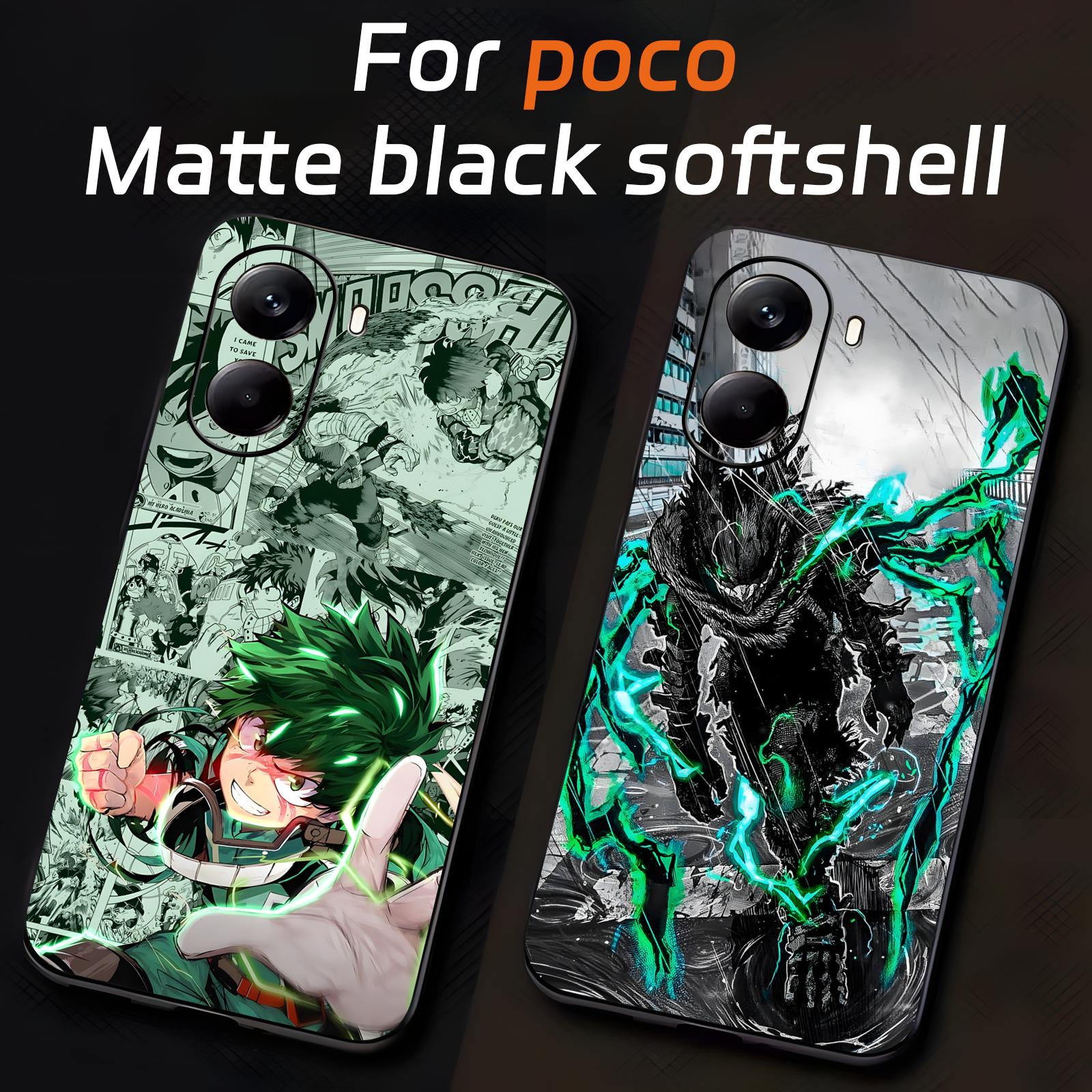 Phone Cases Black - Deku My Hero Academia Custodia per