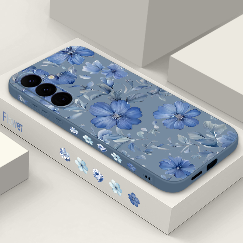 Phone Cases Galaxy A17 - Cover Morbida con Motivo Floreale per