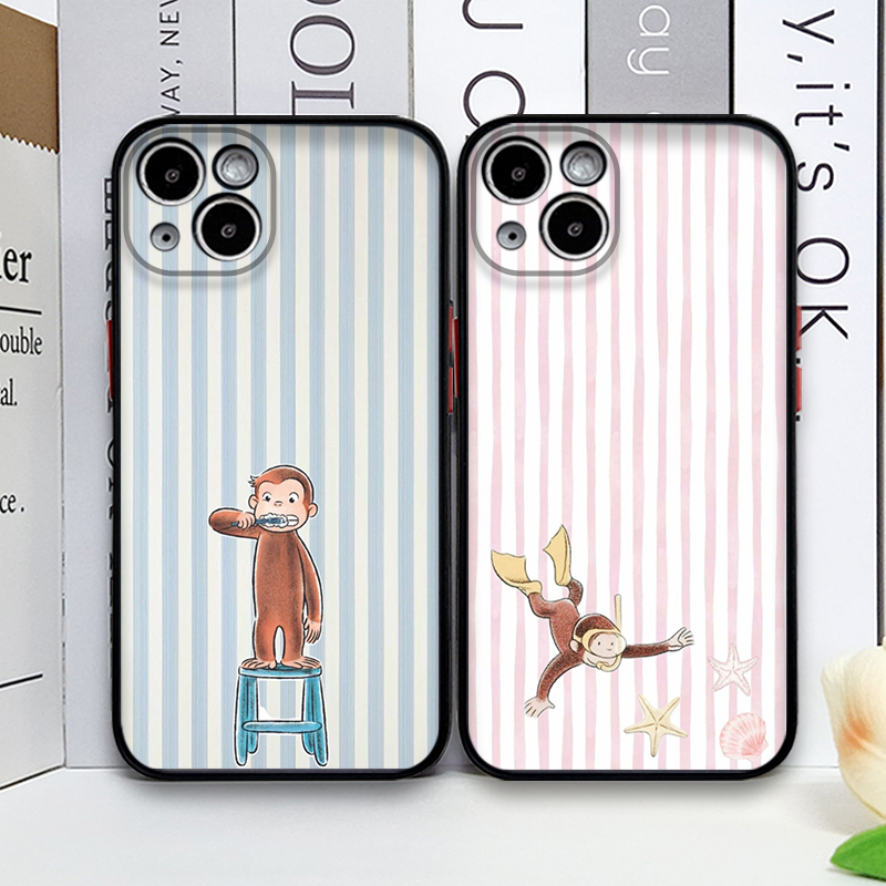 Phone Cases Iphone 16 - Custodia Morbida Y2K a Righe con