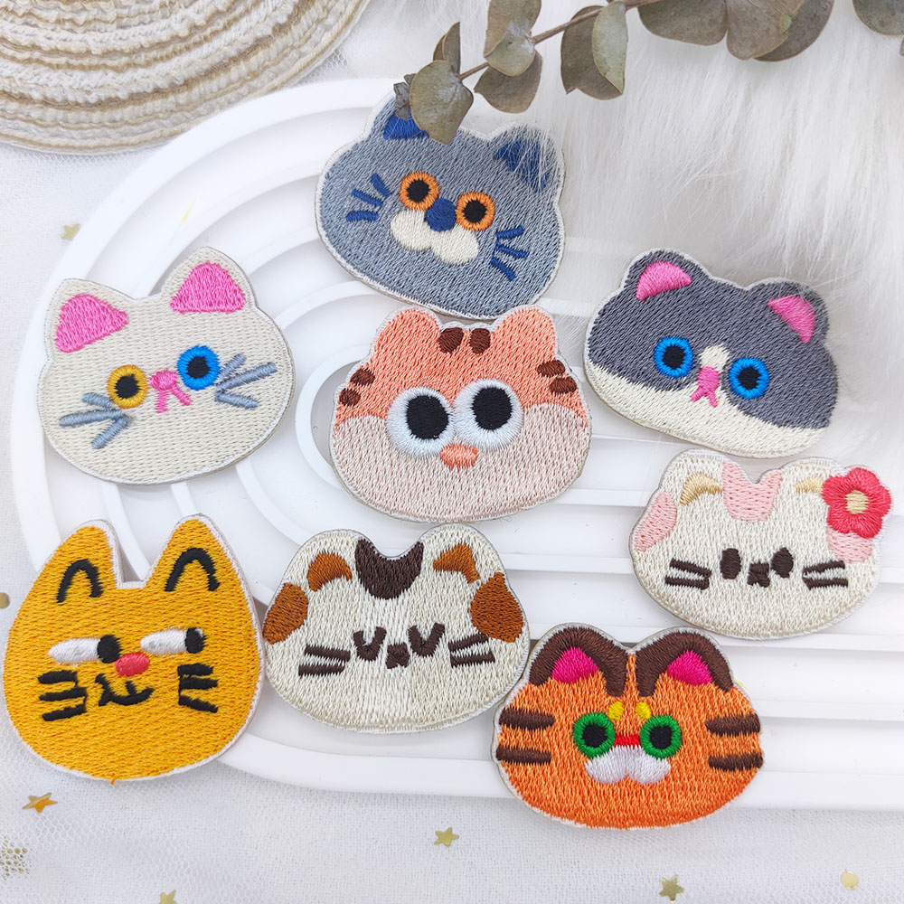 2 pezzi Cute Cat Head Patch ri - Phone Cases Eco Friendly recensione e prezzo